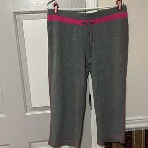 Madder for life gray Capri track pants size large